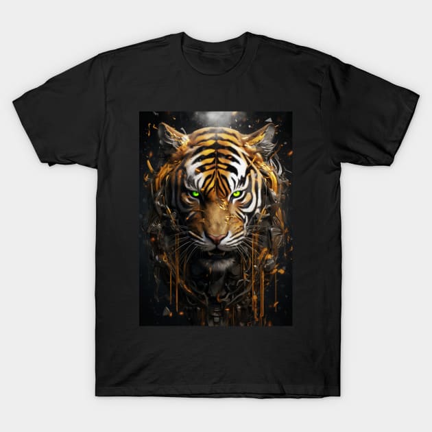 Cosmic Tiger T-Shirt by Durro